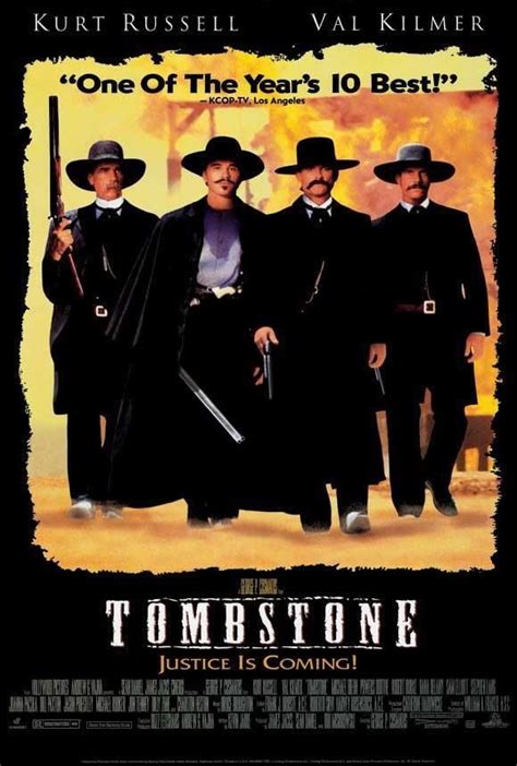 Tombstone Movie Poster 27 X 40 Kurt Russell Val Kilmer, Sam Elliott, B ...