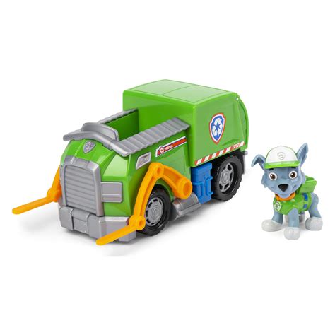 Buy Paw Patrol, Rocky’s Recycle Truck Vehicle with Collectible Figure ...