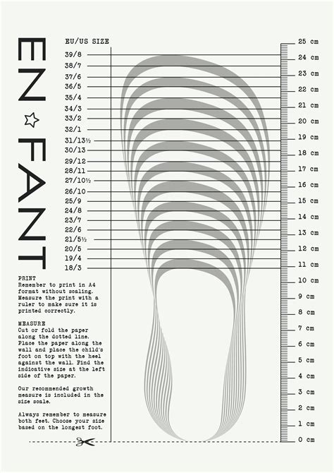 Foot Measuring Printable