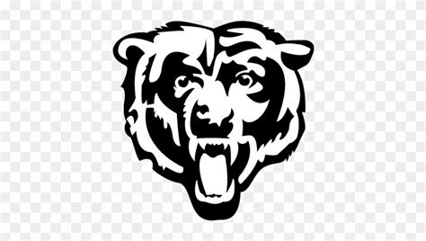 Chicago Bears Logo Black And White