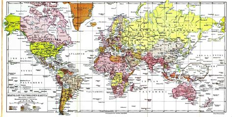 Latitude And Longitude Map With Countries