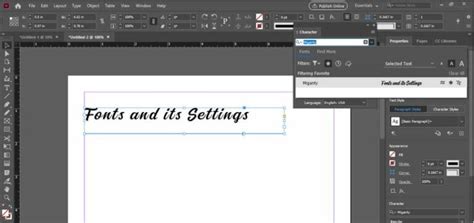 InDesign Fonts | A Complete Guide on InDesign Fonts