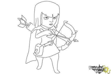 How to Draw Clash Of Clans Archer - DrawingNow