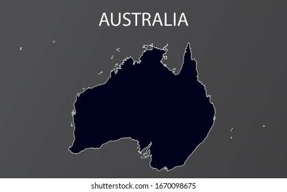 Australia Map World Map International Vector Stock Vector (Royalty Free ...