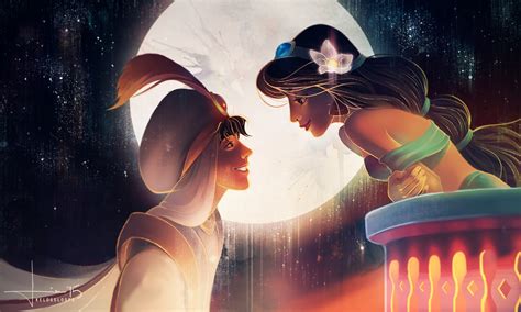 Jasmine and Aladdin - Princess Jasmine Fan Art (38425180) - Fanpop