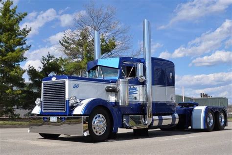 Peterbilt 359 Chrome Shop Pete | Big trucks, Custom big rigs, Peterbilt