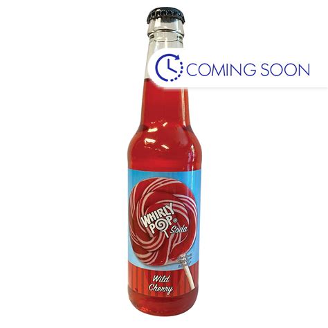 WHIRLY POP WILD CHERRY SODA 12 OZ BOTTLE