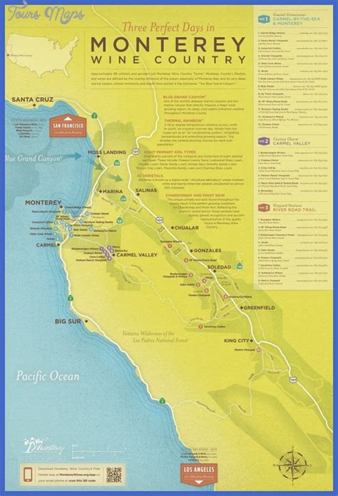 Monterey Map - ToursMaps.com