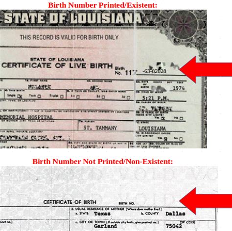 Original Copy Of Birth Certificate Louisiana | SEMA Data Co-op