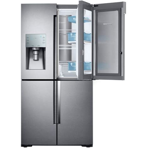 Samsung 28 cu. ft. 4-Door Flex French Door Refrigerator in Stainless ...