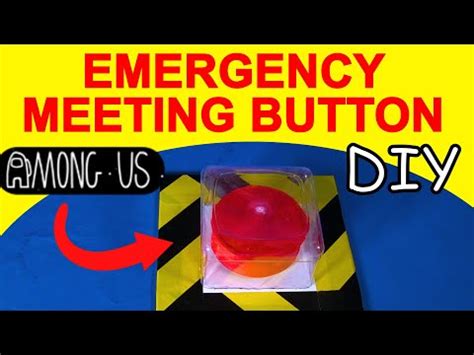 Among Us Emergency Meeting Button Build (How-to/DIY/IRL) - YouTube ...