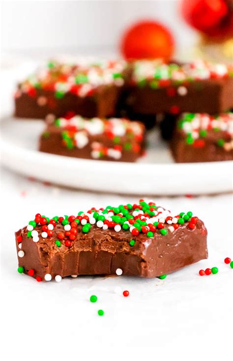 3-Ingredient Christmas Fudge