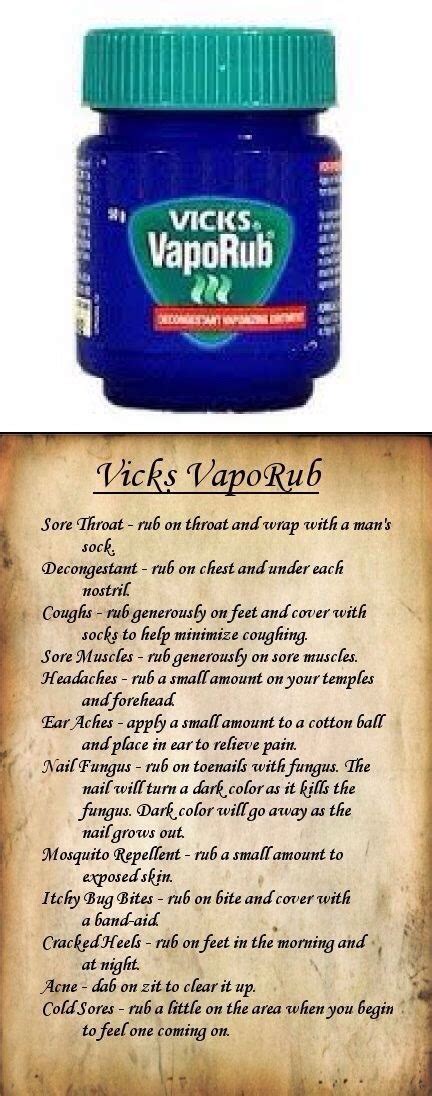 Vicks Vaporub Benefits | Trusper