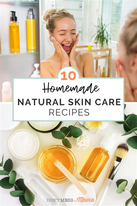 10 Homemade Natural Skin Care Recipes | Natural skincare recipes, Diy ...