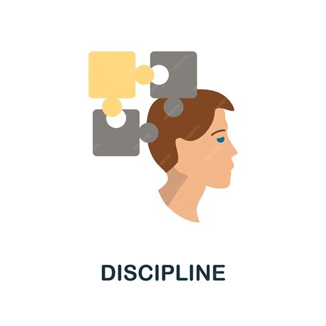 Premium Vector | Discipline icon simple element from business growth ...