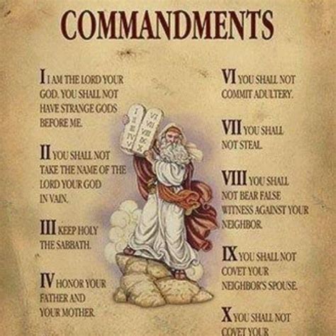 The 10 Commandments | Bible facts, Bible prayers, Bible