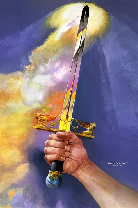 Sword of the Spirit Sword Word of God Christian Artwork - Etsy