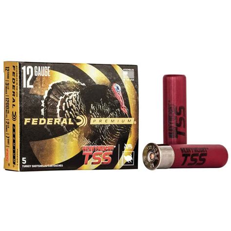 Federal Premium Heavyweight TSS 12 Gauge 3.5in #7 2-1/4oz Turkey ...