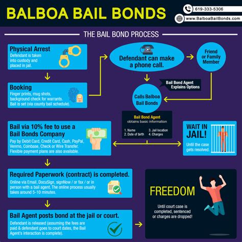 The Bail Bond Process Explained Using Infographics | San Diego Bail ...