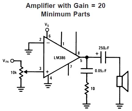 Lm358 audio amplifier