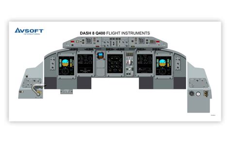 Bombardier Dash 8 Q400 Cockpit