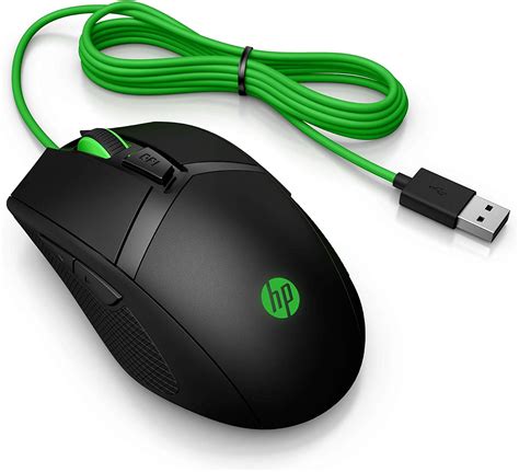 HP Pavilion Gaming 300 Wired USB Gaming Mouse, 5000 DPI Optical Sensor ...