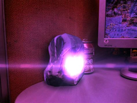 [Art] Argon crystal. Good lamp, but the next day you need to buy a new ...