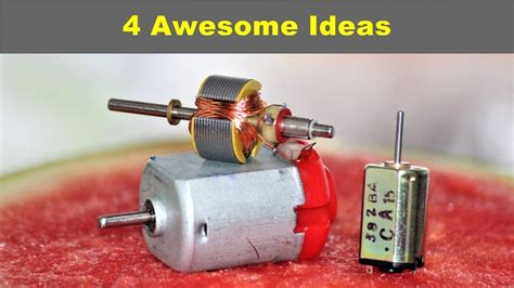 4 Awesome DC Motor project compilation - YouTube