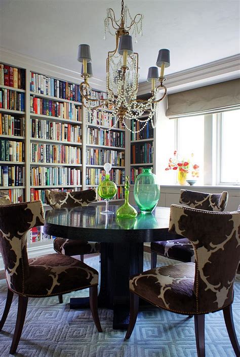 25 Dining Rooms and Library Combinations, Ideas, Inspirations