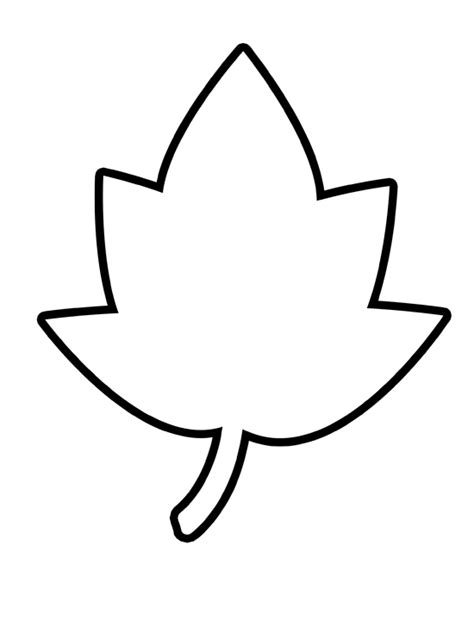 Leaf Clipart Outline