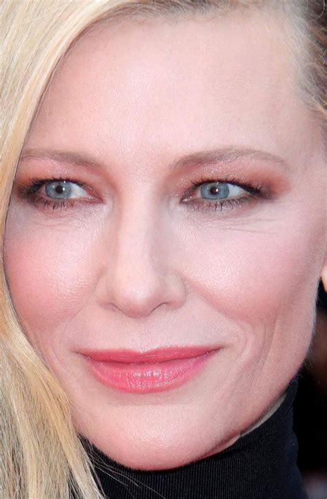 Close-up of Cate Blanchett at the 2018 Cannes premiere of ...