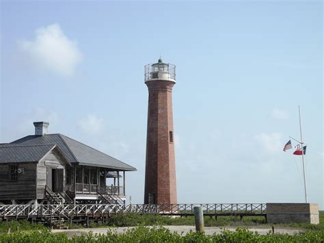 The Lydia Ann or Aransas Pass Station Lighthouse, Port Aransas, Texas ...