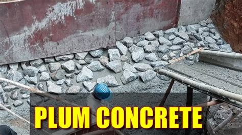 What is plum concrete//How to do Plum concrete - YouTube