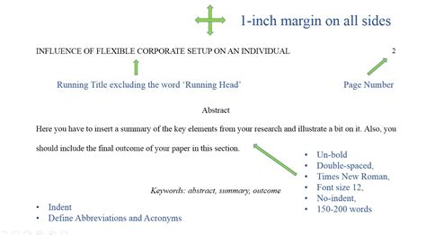 An APA Format Example Shows Ways To Compose A Research Paper