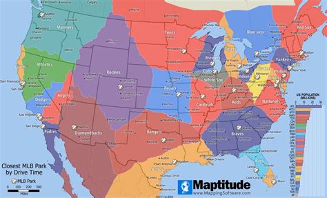 Mlb Team County Map