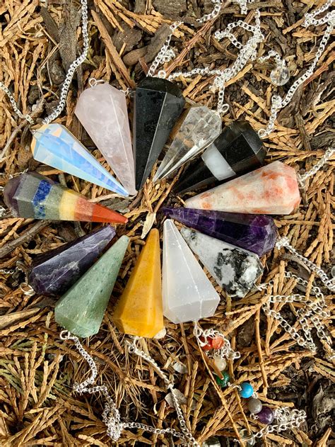 Crystal Pendulum Divination Pendulum Moonstone Pendulum - Etsy