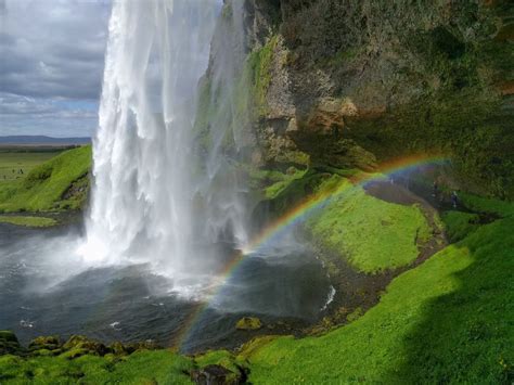 Seljalandsfoss Waterfall with rainbow | Smithsonian Photo Contest ...