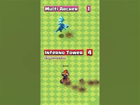 Multi Archer Tower VS Inferno Tower | Clash of Clans - YouTube