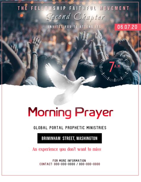 Prayer Meeting Flyer Template | PosterMyWall