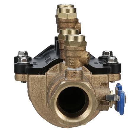 ZURN Backflow Preventer, Bronze, Wilkins 350 Series, MNPT Connection ...