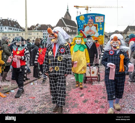 Costume at the Basel Fasnacht parade in Switzerland Stock Photo - Alamy