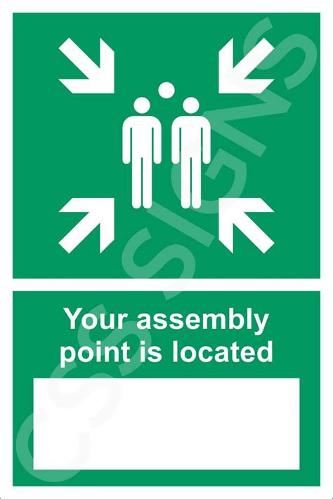 Your Assembly Point is Located Sign | Sign Shop Ireland | CSS Signs