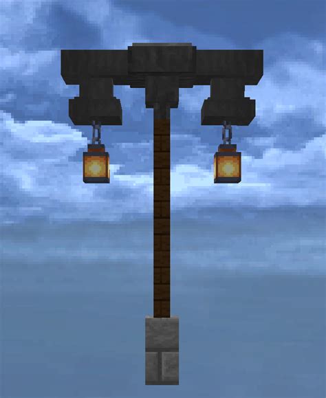 Law-defying lamppost design : r/Minecraft