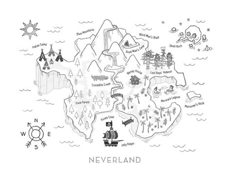 The legend of neverland карта сундуков