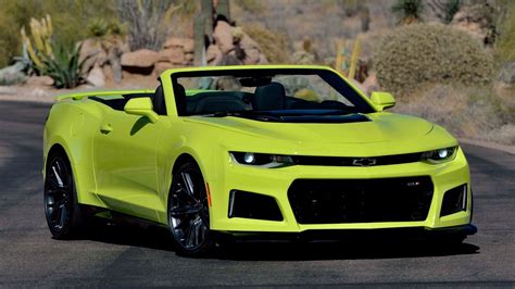 High-Spec Shock Yellow Chevrolet Camaro ZL1 Convertible up for Grabs ...