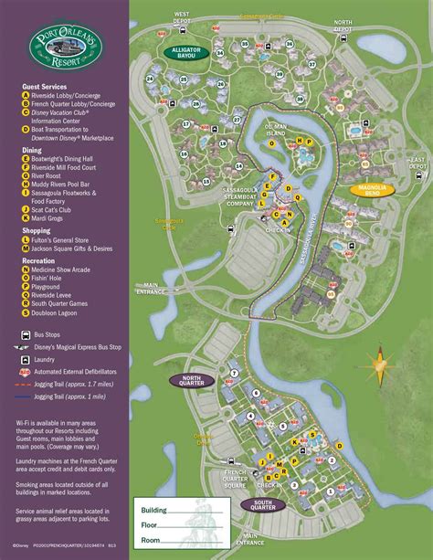 Disney's Port Orleans Riverside Resort Map • WDW Vacation Tips