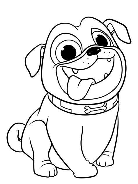 Free Printable Puppy Coloring Page - Printable Templates