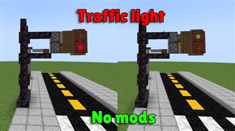 Minecraft: 🚦 Traffic light tutorial in Java & Bedrock edition - YouTube