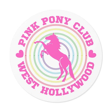 Pink Pony Club by Chappell Roan RundEr Vinyl Sticker | Etsy