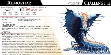 Remorhaz by Hiryu1254 on DeviantArt